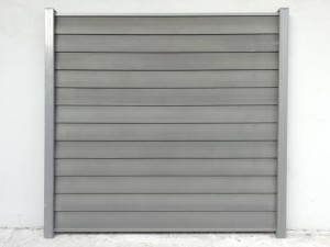 Co-extrusion DIY fencing hollow 151x20mm v form panel factory direct supply high degree of UV for outdoor decoration