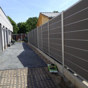 Wpc DIY fencing hollow 6 square holes 199x20mm waterproof weather resistant high quality for outdoor garden