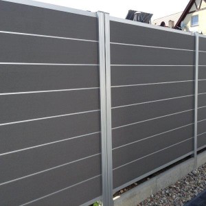 Wpc DIY fencing hollow 6 square holes 199x20mm waterproof weather resistant high quality for outdoor garden
